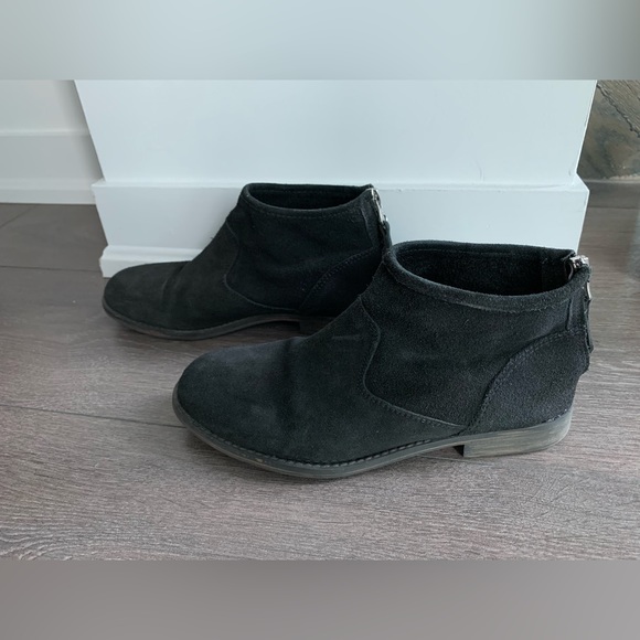 5th Avenue genuine real leather Chelsea boots shoes booties EU36 US 5.5 black - Picture 2 of 6